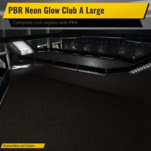 PBR Neon Glow Club A Large